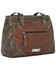 American West Women's Desert Wildflower Tote, Brown, hi-res