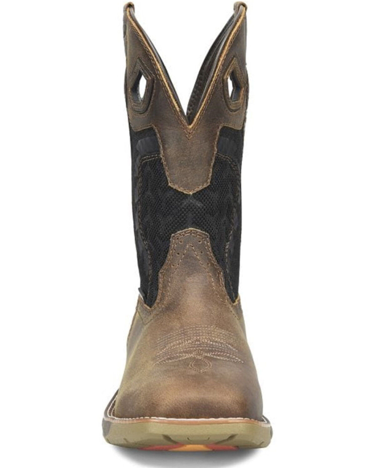 Image #4 - Phantom Rider Men's Zenon Performance Western Boots - Broad Square Toe, Brown, hi-res