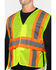 Image #3 - Hawx Men's 2-Tone Mesh Work XL Vest - Big & Tall, Yellow, hi-res