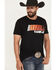 Image #2 - RANK 45&reg; Men's Pole Position Short Sleeve Graphic T-Shirt, Black, hi-res