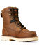 Image #1 - Ariat Men's 8" Rebar Lift Distressed Work Boots - Composite Toe, Brown, hi-res