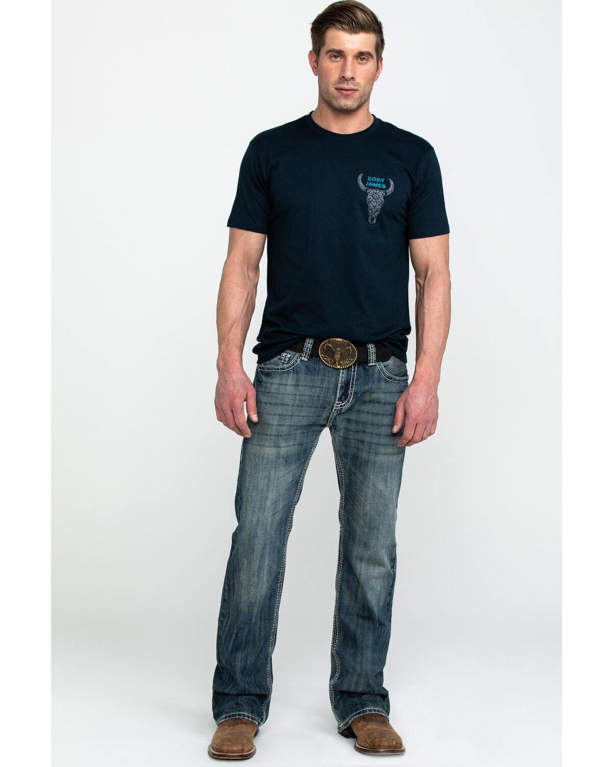 Rock & Roll Denim Men's Pistol Med Bootcut Jeans | Sheplers Rock & Roll Denim Men's Pistol Med Bootcut Jeans | Sheplers