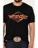 Image #3 - Wrangler Men's Boot Barn Exclusive Diamond Logo Print Short Sleeve Graphic T-Shirt, Black, hi-res