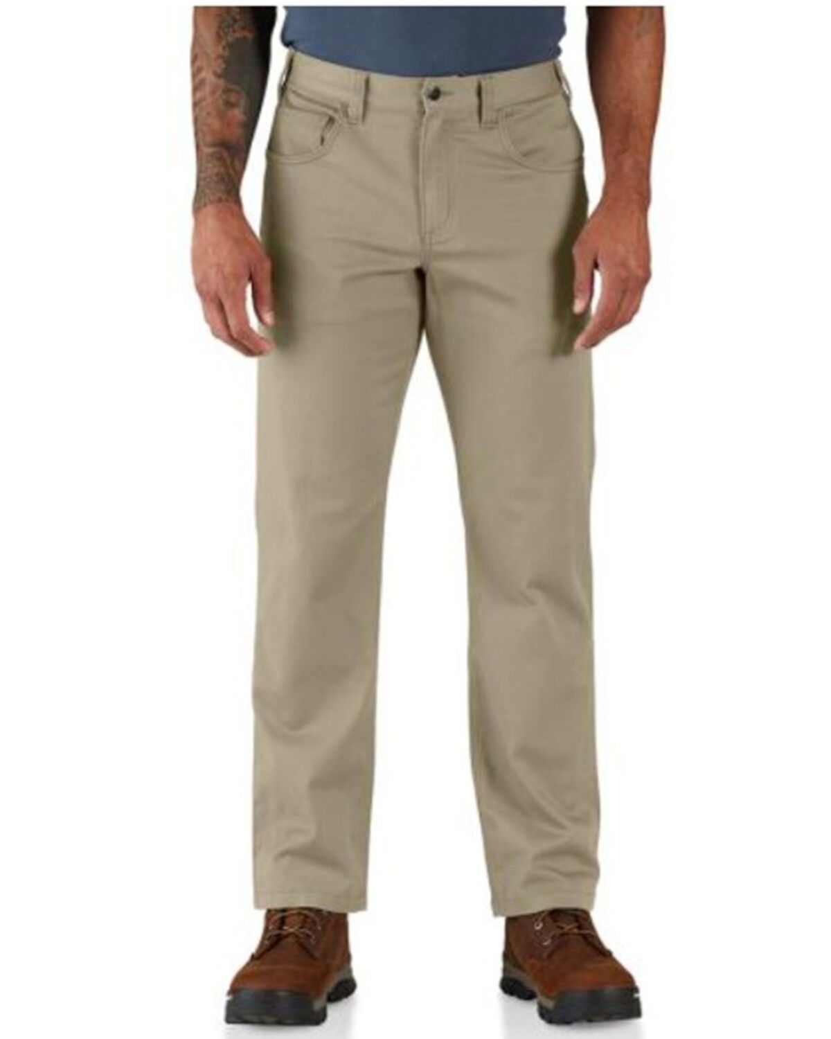 Image #1 - Carhartt Men's Force® Relaxed Fit Straight Pants, Sand, hi-res