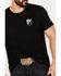 Image #2 - RANK 45® Men's Bronco Coral Short Sleeve Graphic T-Shirt, Black, hi-res