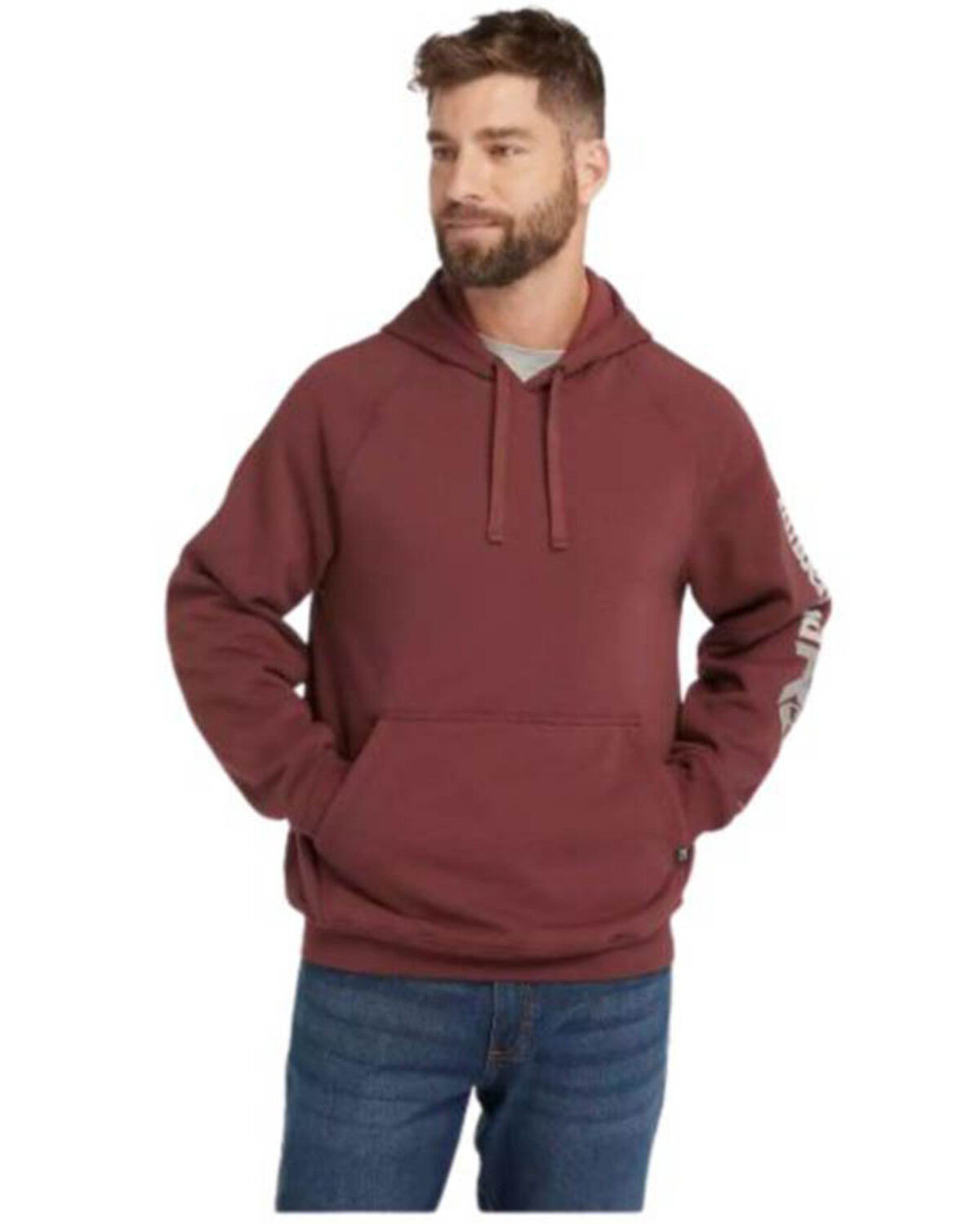 Image #1 - Timberland PRO Men's Hood Honcho Sport Hooded Sweatshirt, Maroon, hi-res