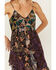Image #3 - Miss Me Women's Sequins Mixed Pattern Midi Dress, Multi, hi-res