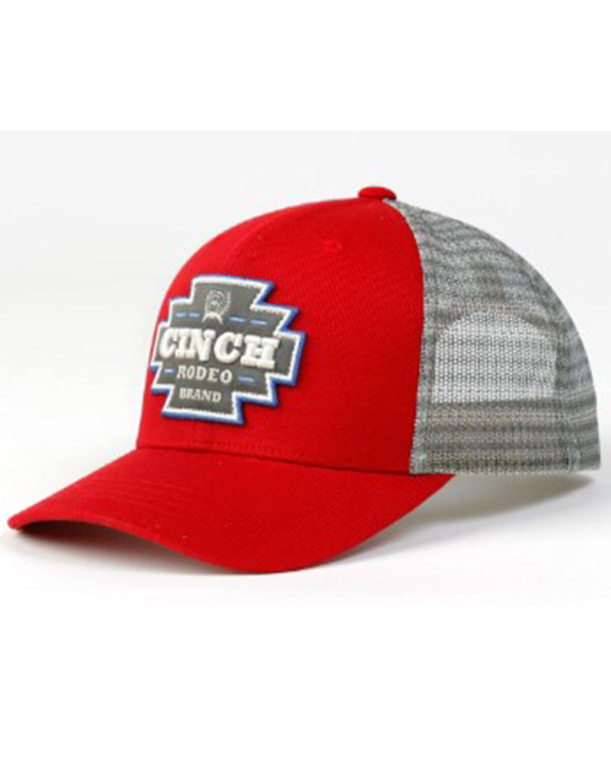 Image #1 - Cinch Women's Rodeo Patch Ball Cap, Red, hi-res