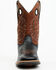 Image #4 - RANK 45® Men's Warrior Performance Western Boots - Broad Square Toe , Black/brown, hi-res