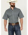 Image #1 - Wrangler Riata Men's Assorted Plaid Print Short Sleeve Button-Down Western Shirt , Multi, hi-res
