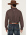Image #4 - Ariat Men's Constantine Medallion Print Long Sleeve Button-Down Western Shirt - Big, Brown, hi-res