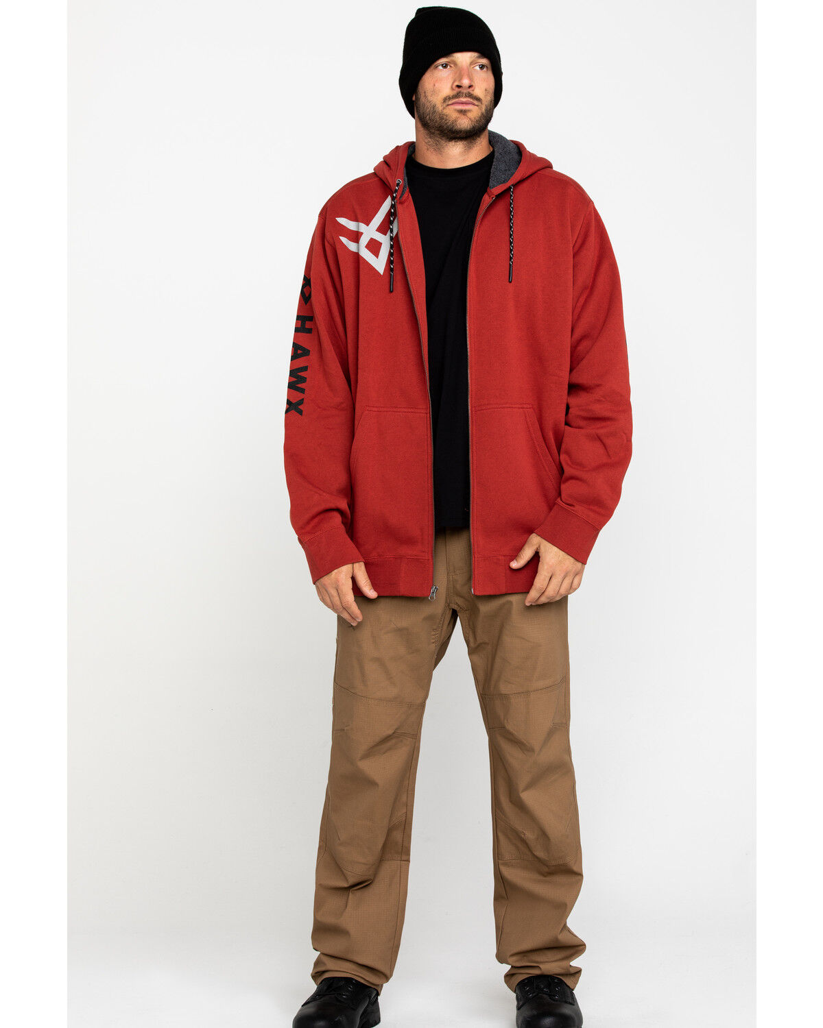 sherpa lined zip hoodie
