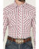 Image #3 - Wrangler Men's 20X Plaid Print Long Sleeve Button-Down Stretch Western Shirt - Tall, Wine, hi-res