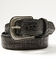 Image #1 - Cody James Men's Amarillo Exotic Caiman Leather Belt, Black, hi-res