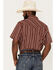 Image #4 - Cody James Men's Guerrero Stripe Snap Western Shirt , Burgundy, hi-res