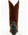 Image #5 - Idyllwind Women's Leap Snake Suede Leather Western Boots - Snip Toe, Brown, hi-res