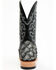 Cody James Men's Exotic Pirarucu Western Boots - Broad Square Toe , Black, hi-res
