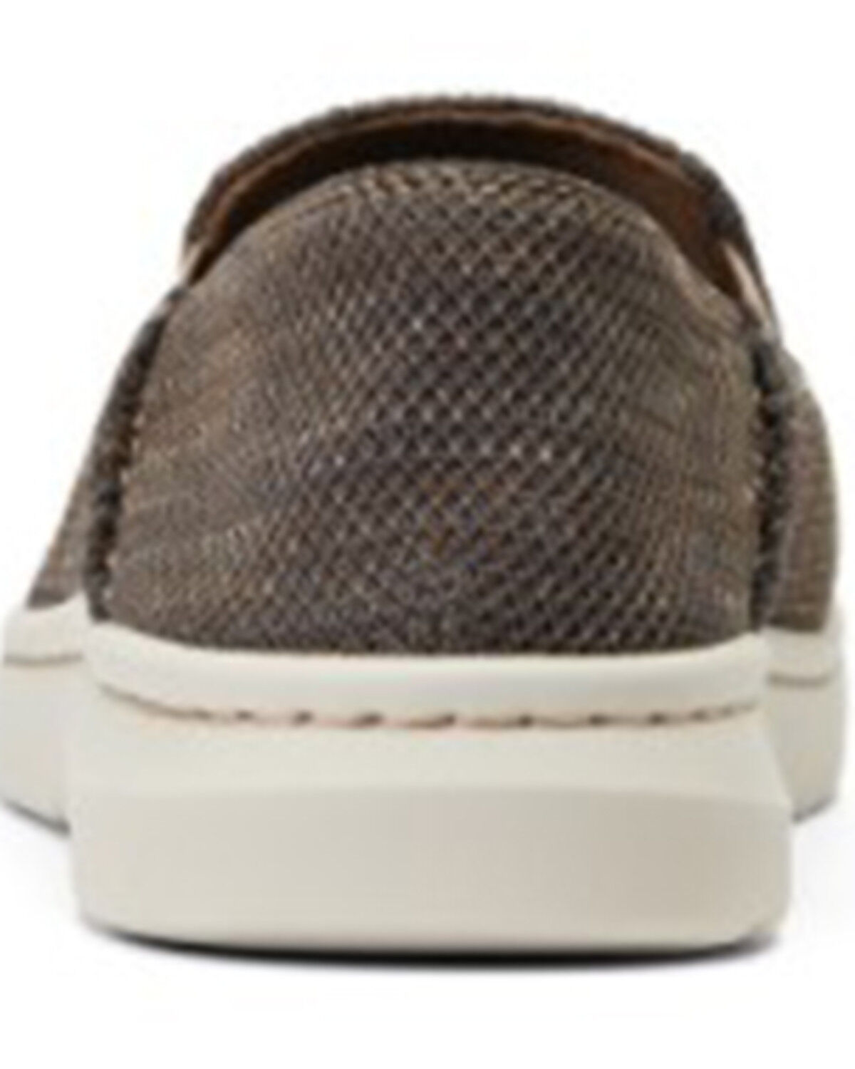 Image #3 - Ariat Men's Heather Brown Hilo 360 Canvas Slip-On Casual Shoe - Moc Toe, Brown, hi-res