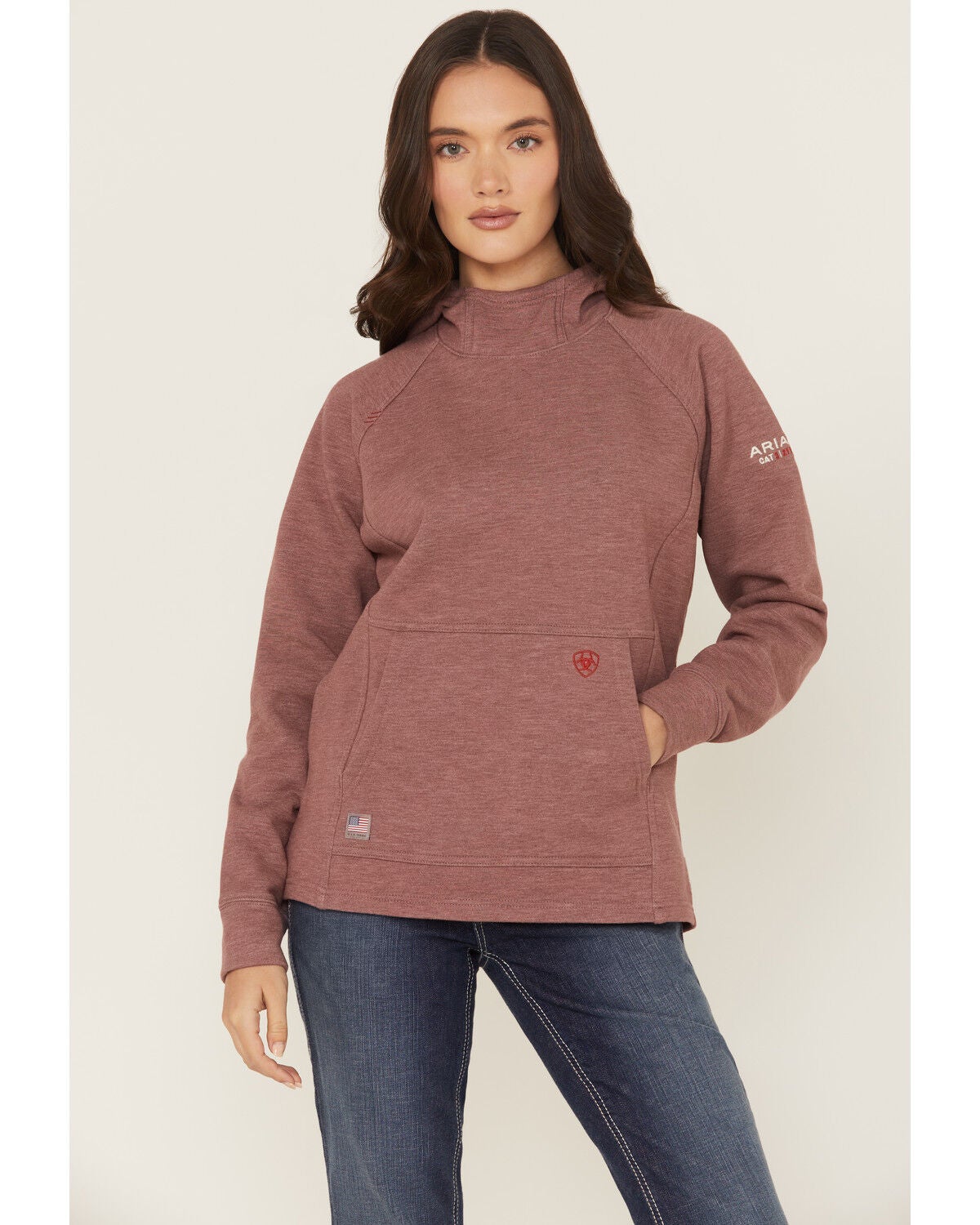 Ariat Women's FR Primo Fleece 2.0 Hoodie, Pink, hi-res