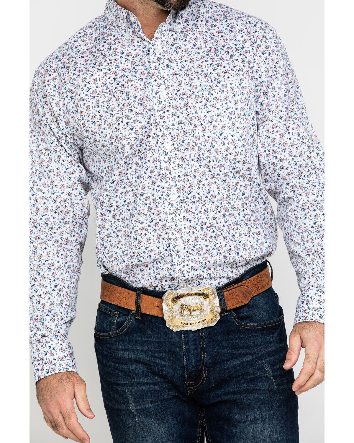 ariat white dress shirt