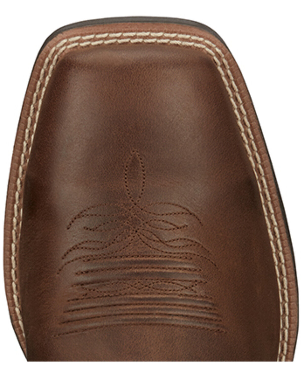 Image #6 - Justin Men's Canter Pull-On Work Boots - Steel Toe, Brown, hi-res