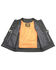Image #3 - Milwaukee Leather Men's Cool-Tec Leather Concealed Carry Motorcycle Club Style Vest - 7X, Black, hi-res