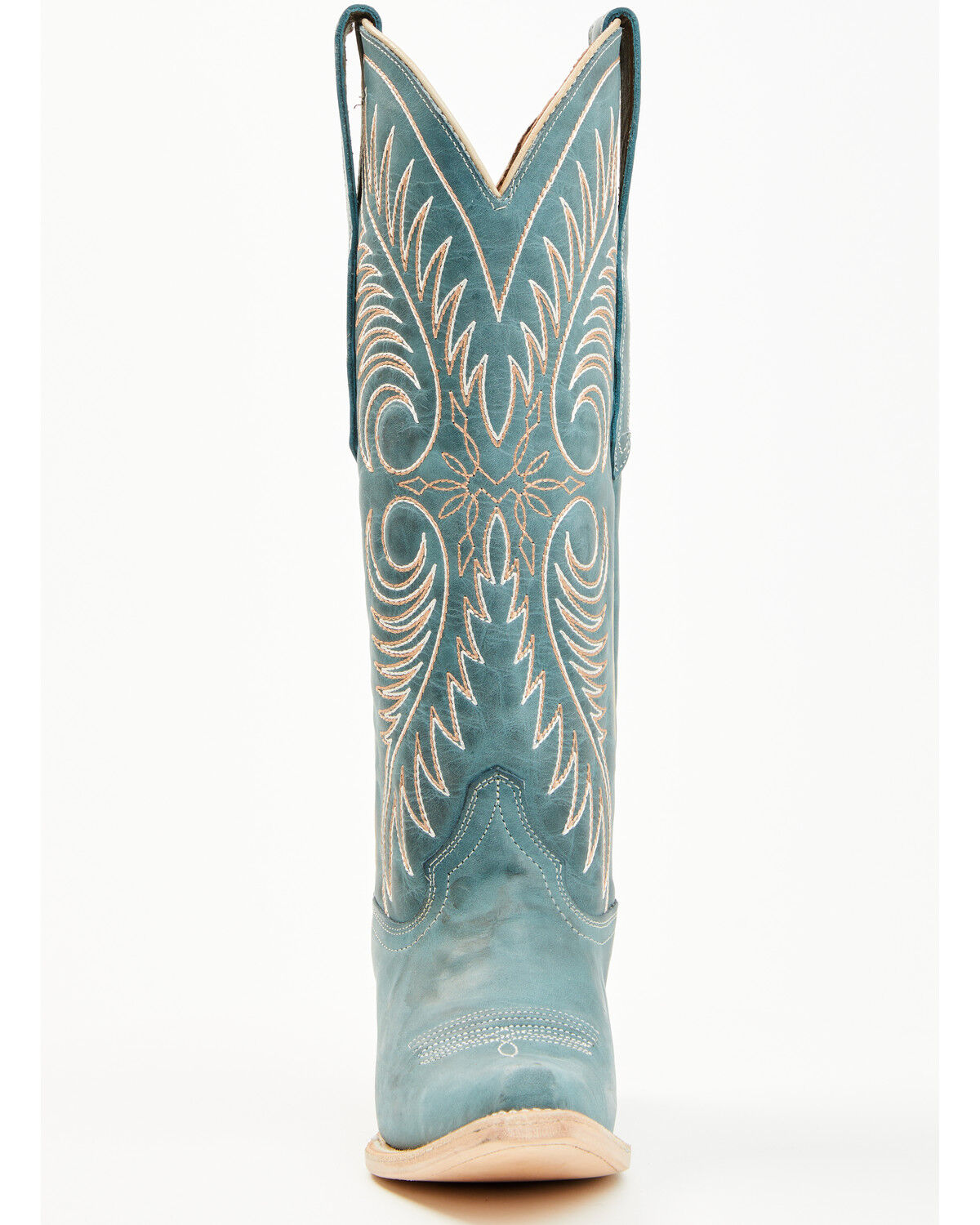 Image #4 - Circle G Women's Tall Western Boots - Snip Toe, Blue, hi-res