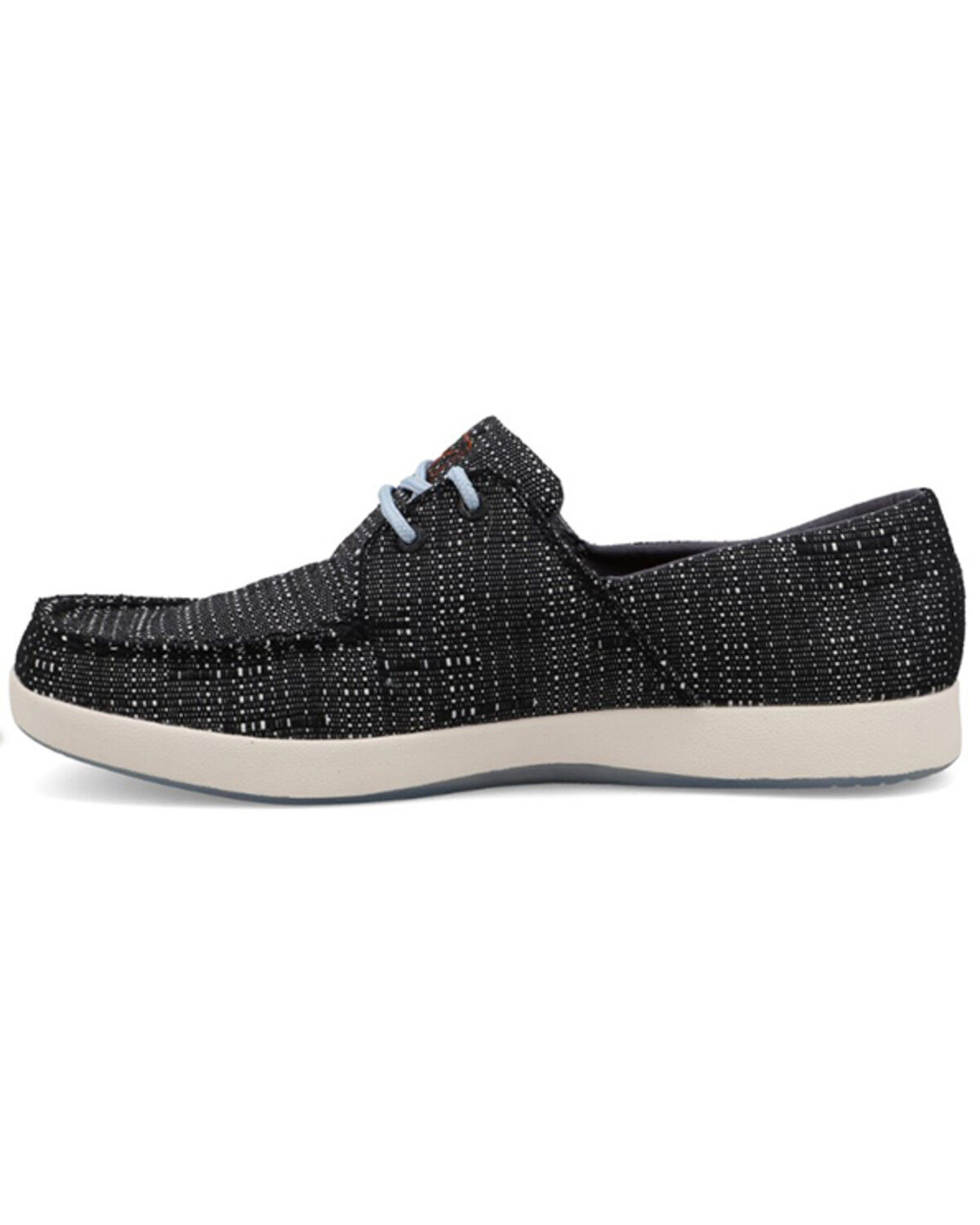 Image #3 - Twisted X Men's Boat Shoes - Moc Toe, Black, hi-res