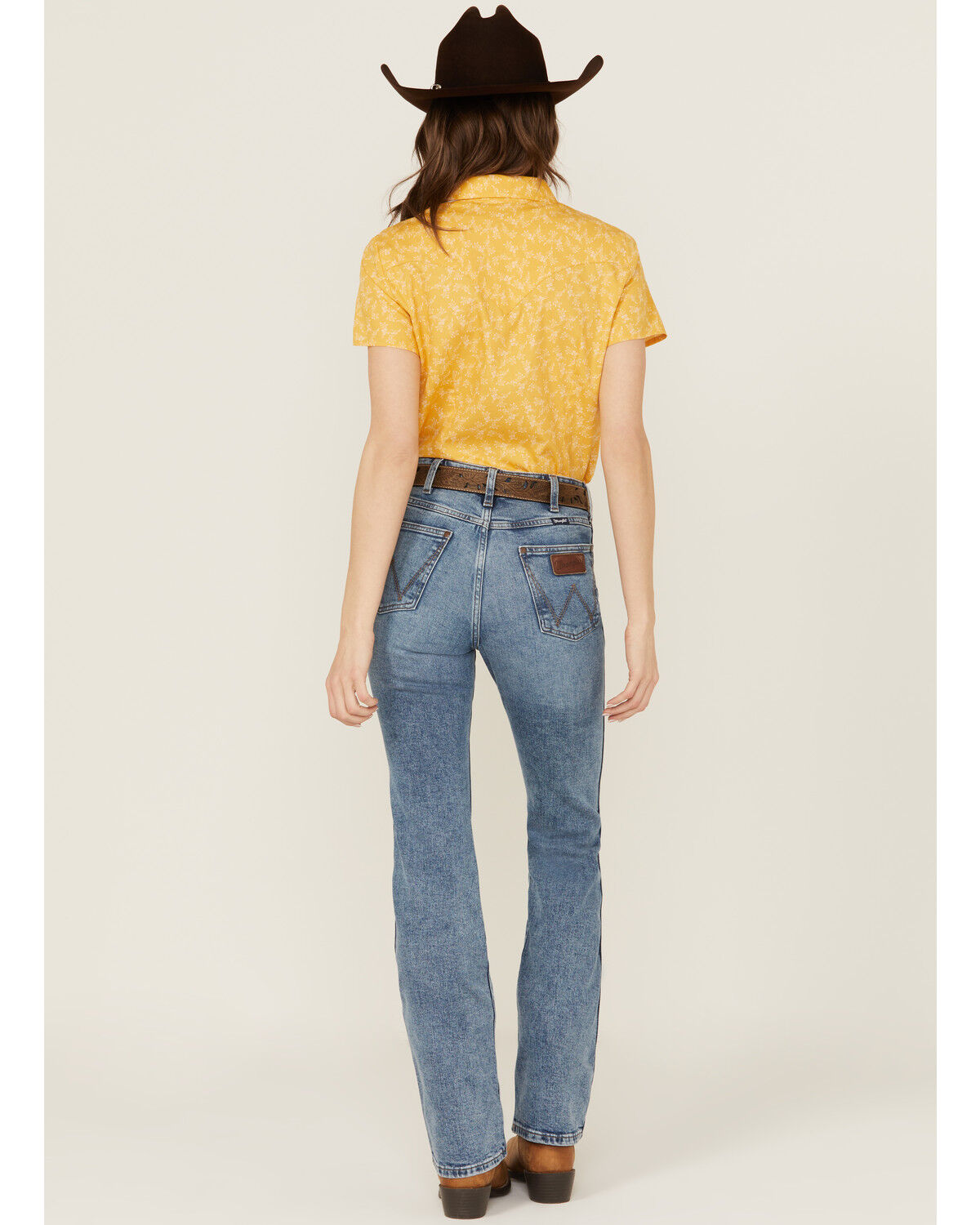 Image #3 - Wrangler Retro Women's Georgia Medium Wash High Rise Bailey Stretch Bootcut Jeans, Medium Wash, hi-res