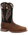 Image #1 - Georgia Boot Men's Carbo-Tec Elite Waterproof Pull On Safety Western Boots - Soft Toe, Brown, hi-res