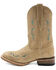 Image #3 - Ferrini Women's Betsy Short Western Boots - Broad Square Toe, Tan, hi-res