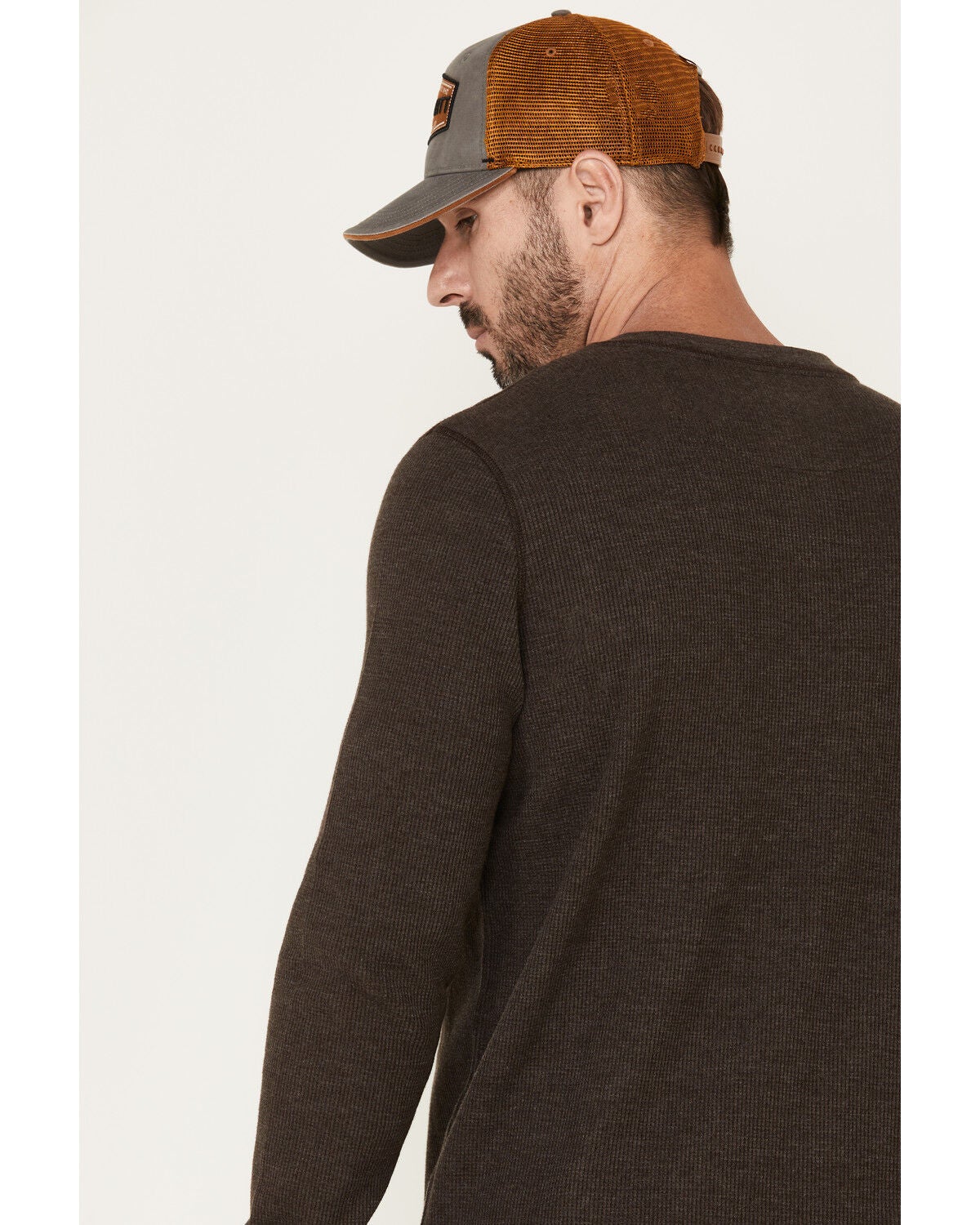 knitted polo shirt men's long sleeve