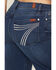 Image #2 - 7 For All Mankind Women's Crater Dark Wash Ultra High Rise Dojo Stretch Denim Jeans, Dark Wash, hi-res