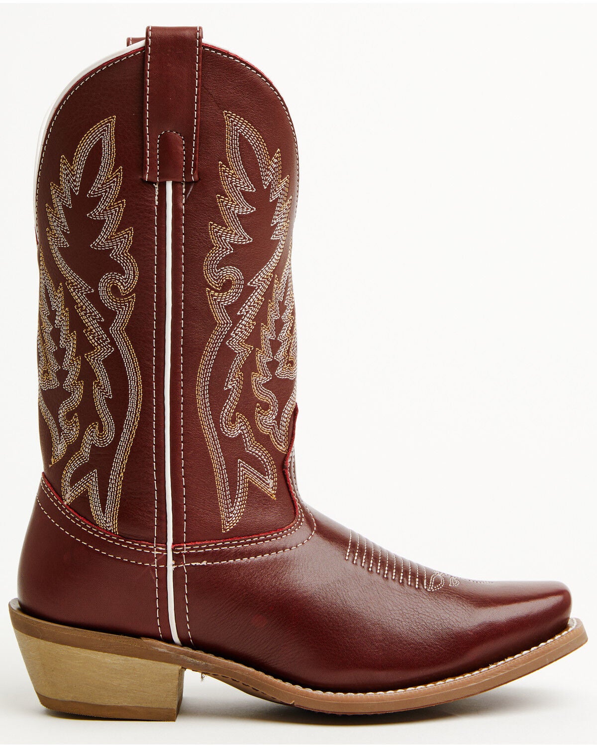 Image #2 - Laredo Women's Vera Western Boots - Square Toe, Red, hi-res