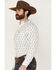 Image #3 - Ariat Men's Team Perkins Geo Print Long Sleeve Button-Down Western Shirt, White, hi-res