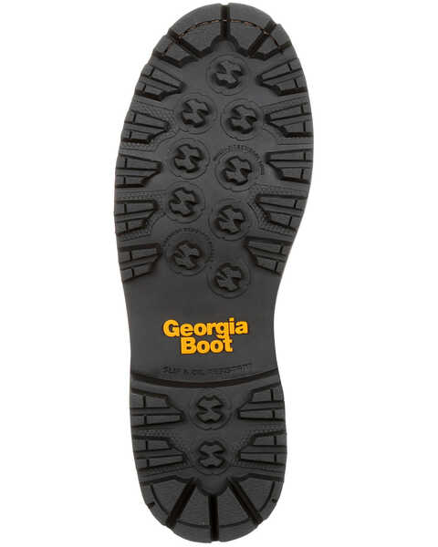 Image #7 - Georgia Boot Men's Amp LT Waterproof Low Heel Work Boots - Composite Toe, Brown, hi-res