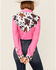 Image #3 - Ranch Dress'n Women's Cow Print Long Sleeve Western Snap Shirt, , hi-res