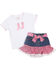 Kid's Korral Toddler Girl's Sequin Ruffle Shirt and Skirt Set, Pink, hi-res