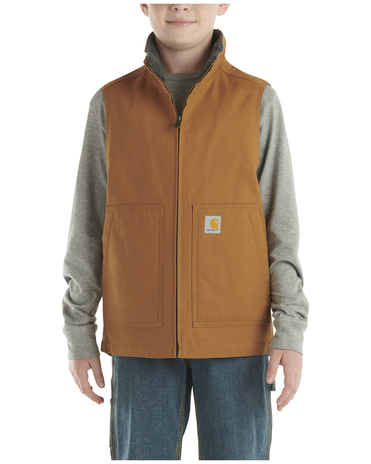 【SALE／10%OFF Sherpa Canvas Boys' Little Carhartt Lined Sheplers | Vest ジャケット・アウター