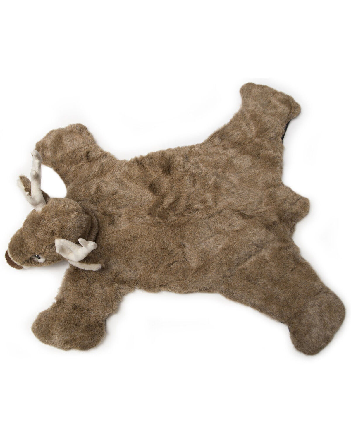 Image #3 - Carstens Home Large White Tail Deer Kids Animal Rug, Brown, hi-res
