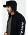Image #5 - Ariat Men's Rebar All-Weather Full Zip Work Hooded Sweatshirt - Big & Tall, Black, hi-res