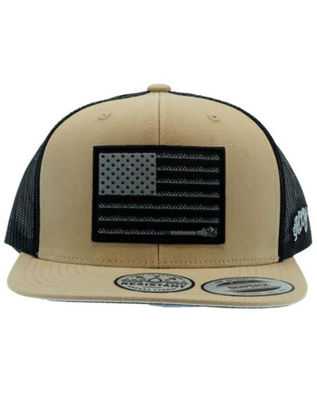 Image #2 - Hooey Men's Liberty Roper Trucker Cap, Tan, hi-res