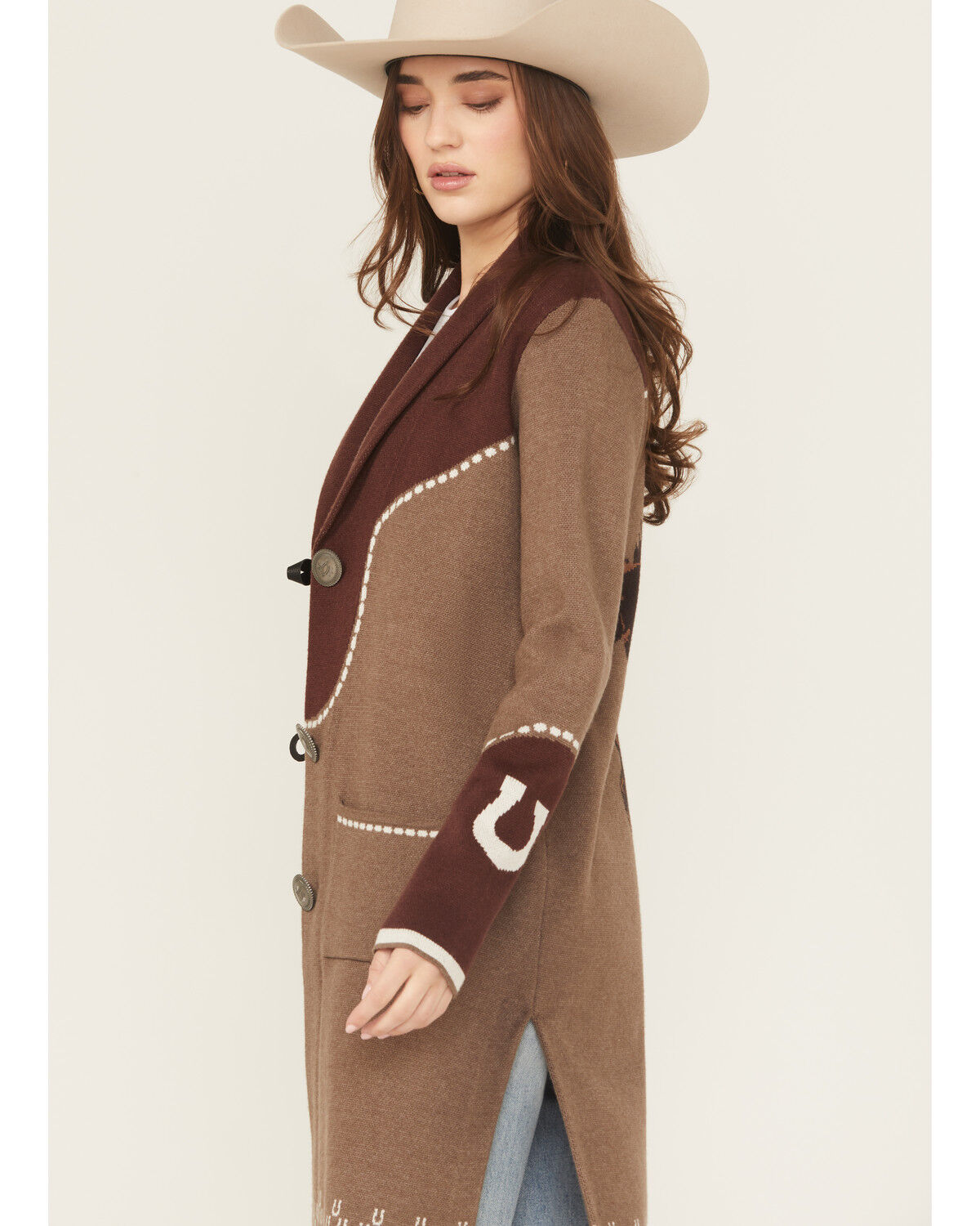 Image #2 - Cruel Girl Women's Duster, Grey, hi-res