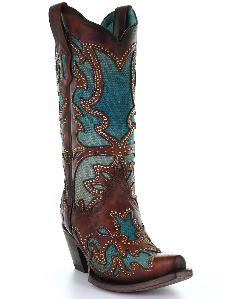 corral turquoise booties