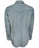 Image #2 - STS Ranchwear Men's Mcrea Denim Washed Long Sleeve Western Shirt, Blue, hi-res