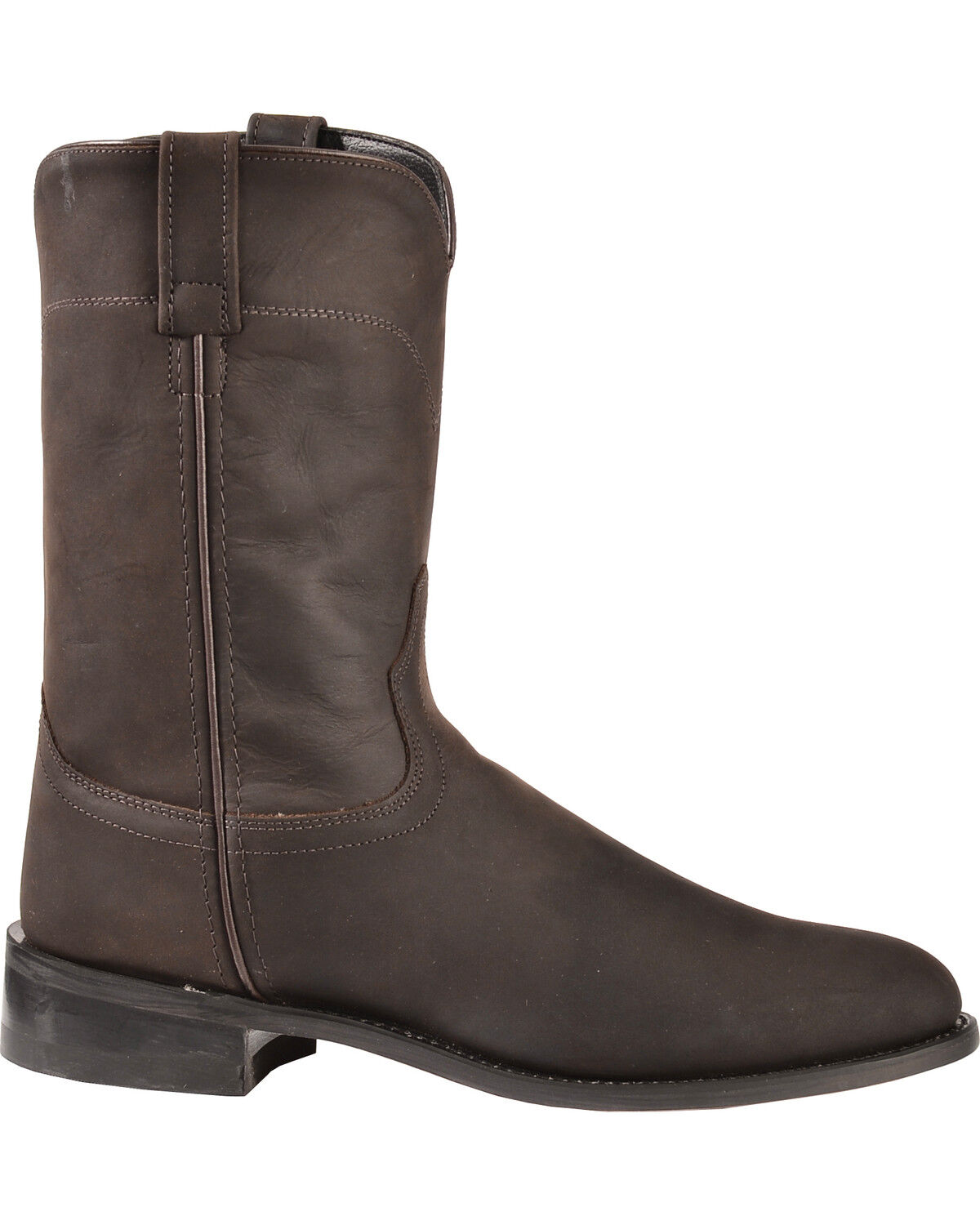 Old west men's leather roper cowboy boot