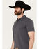 Hooey Men's Hot-Shot Polo, Dark Grey, hi-res