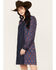 Image #1 - Maggie Sweet Women's Cora Color Block Shirt Mini Dress, Blue, hi-res