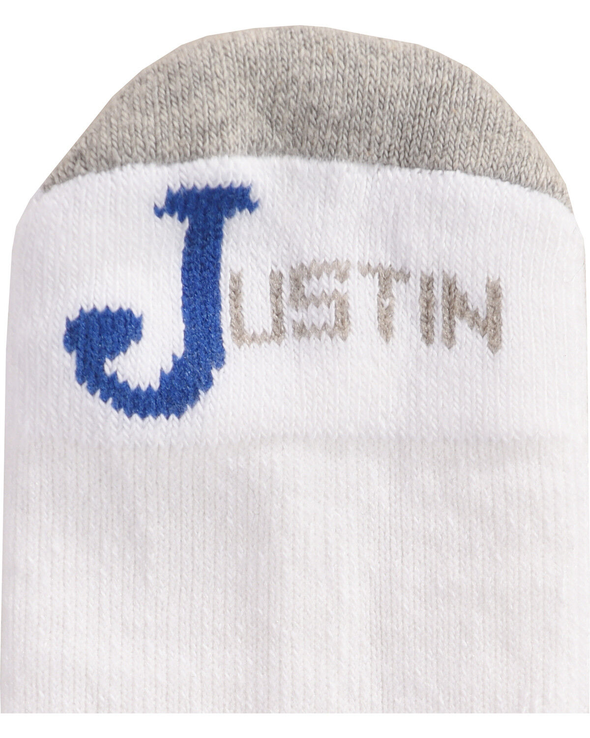 Image #3 - Justin Men's JUSTDRY Over-the-Calf Socks, White, hi-res