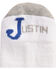 Image #3 - Justin Men's JUSTDRY Over-the-Calf Socks, White, hi-res